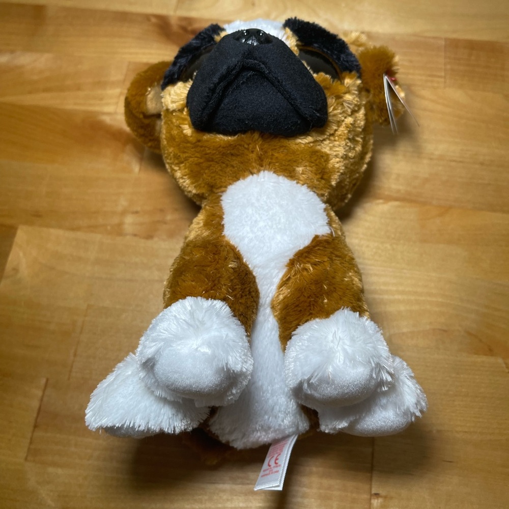NWT Ty Beanie Boos Buddy BRUTUS Boxer Dog Medium-9 Inch - Picture 6 of 11